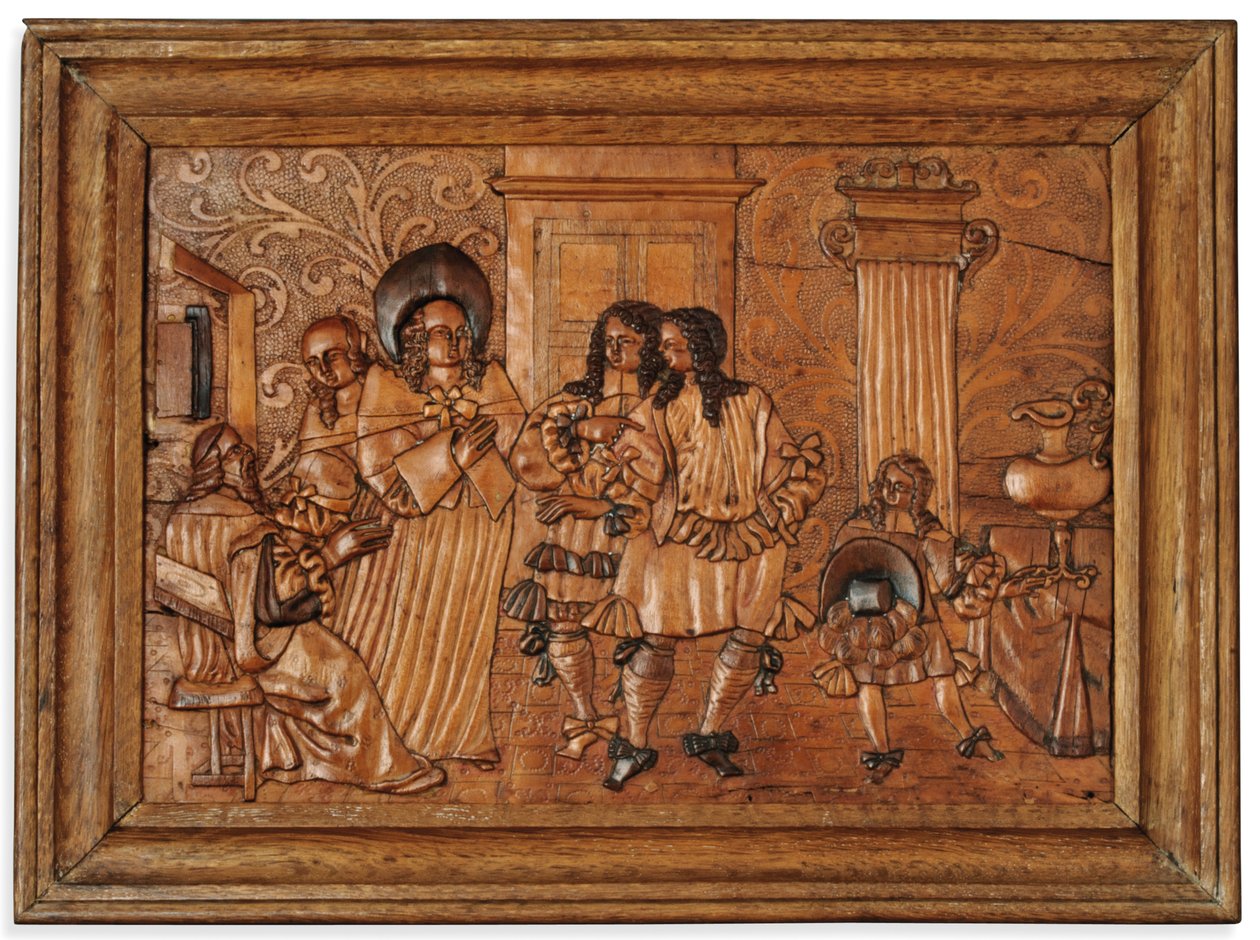 Eger intarsia panel, meados do século XVII de Master of the Decorated Background