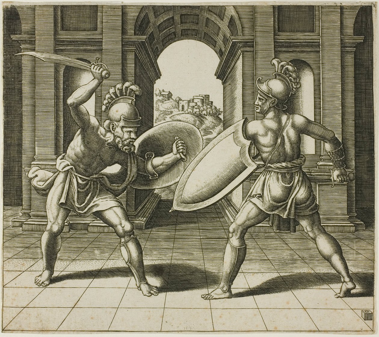 Os dois gladiadores de Master of the Die