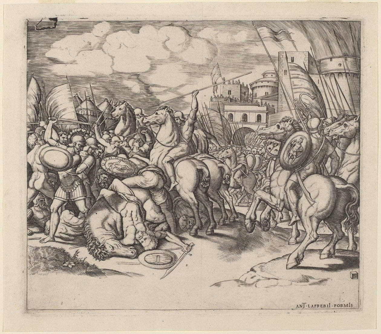 A vitória de Cipião sobre Syphax de Master of the Die