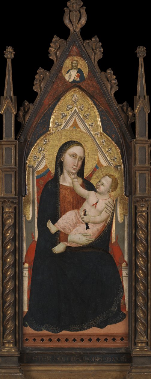 Virgem e o Menino de Master of the Dominican Effigies