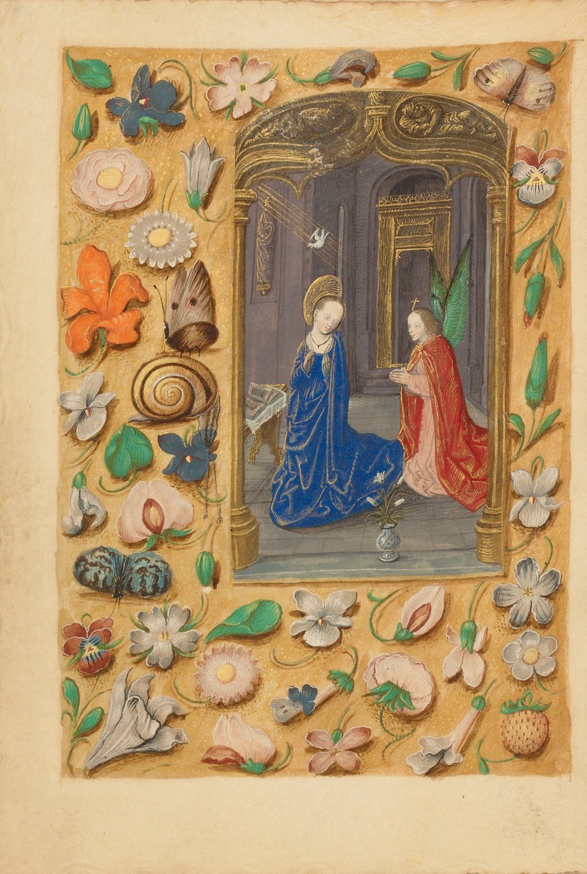 A Anunciação de Master of the Dresden Prayer Book