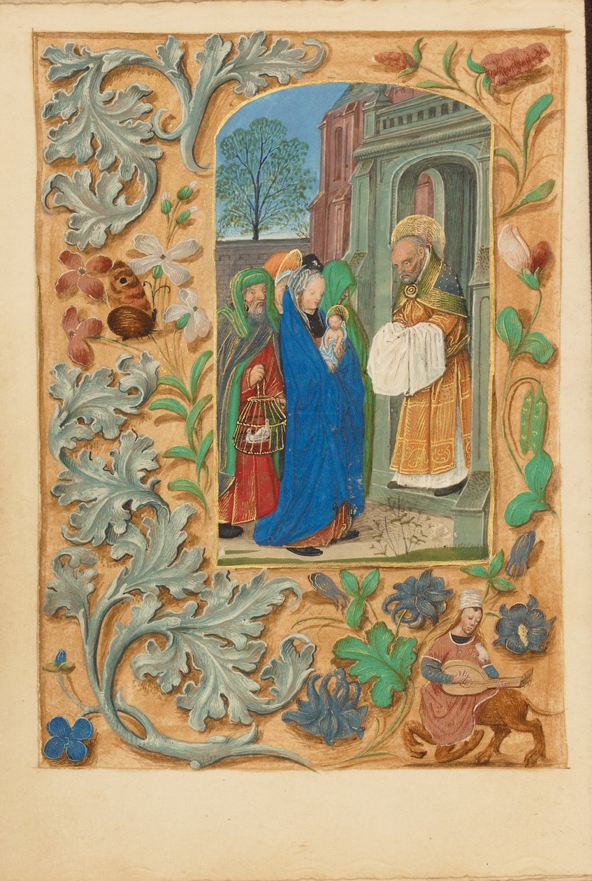 A apresentação no Templo de Master of the Dresden Prayer Book