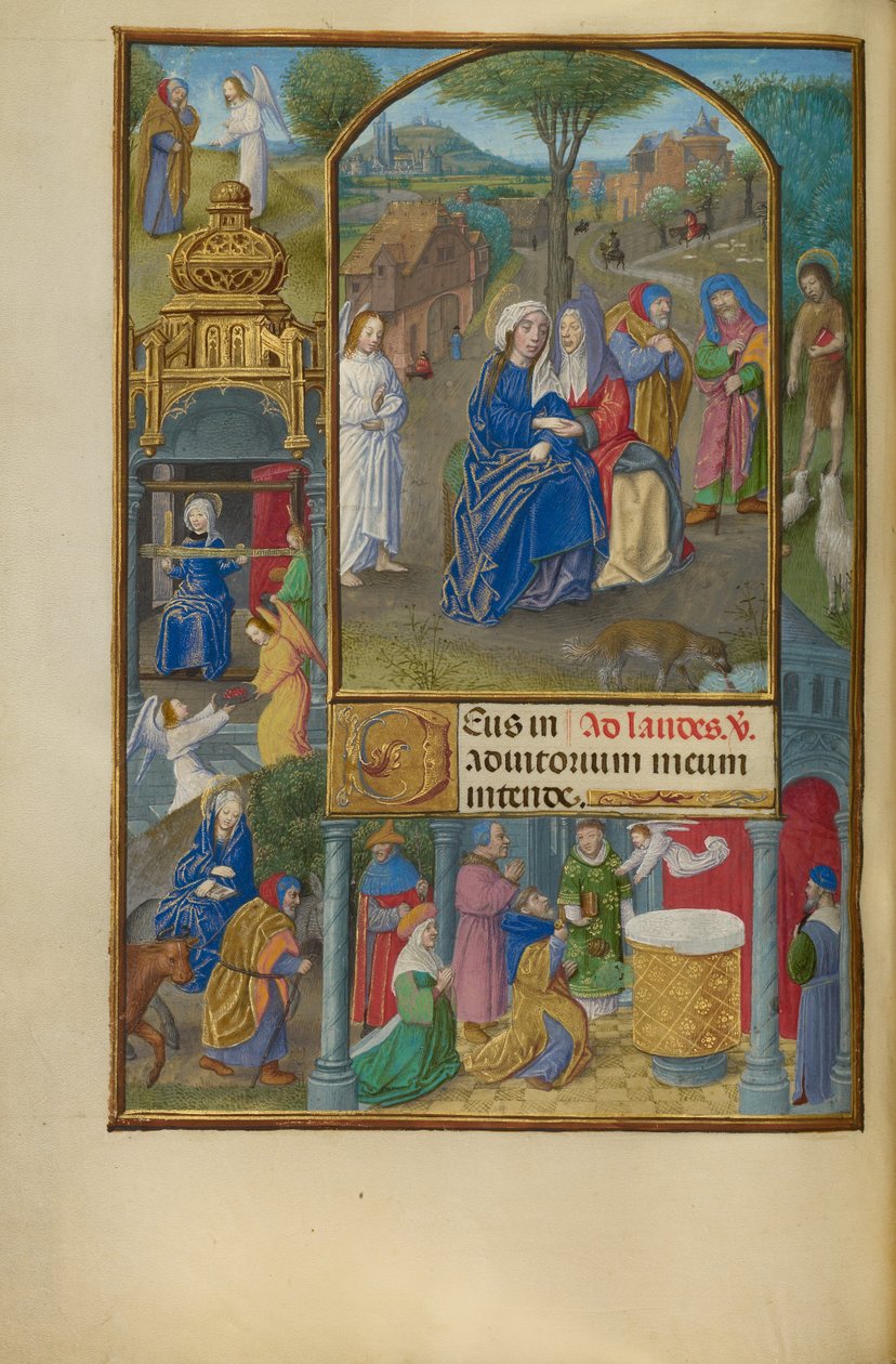 A visita de Master of the Dresden Prayer Book