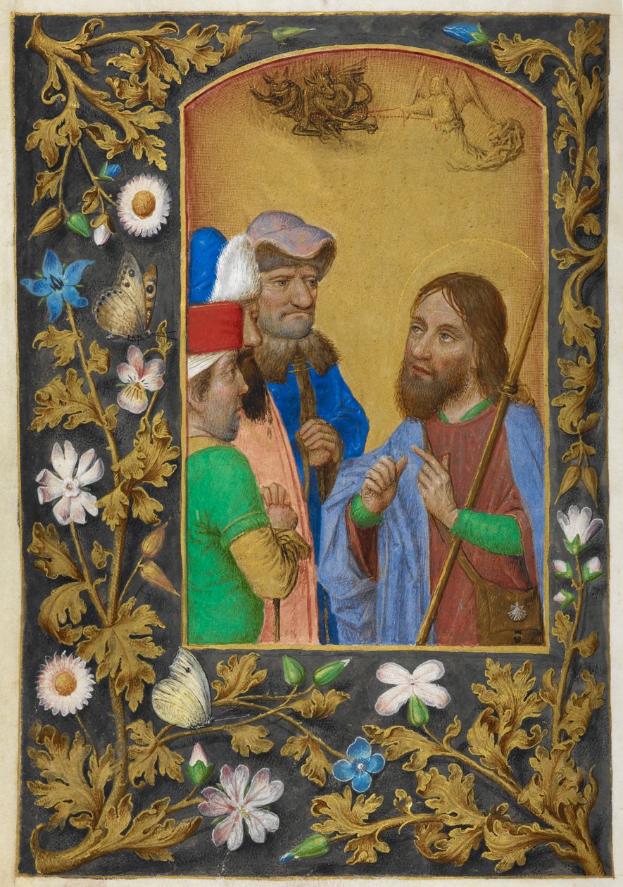 São Tiago o Grande pregador. de Master of the Dresden Prayer Books