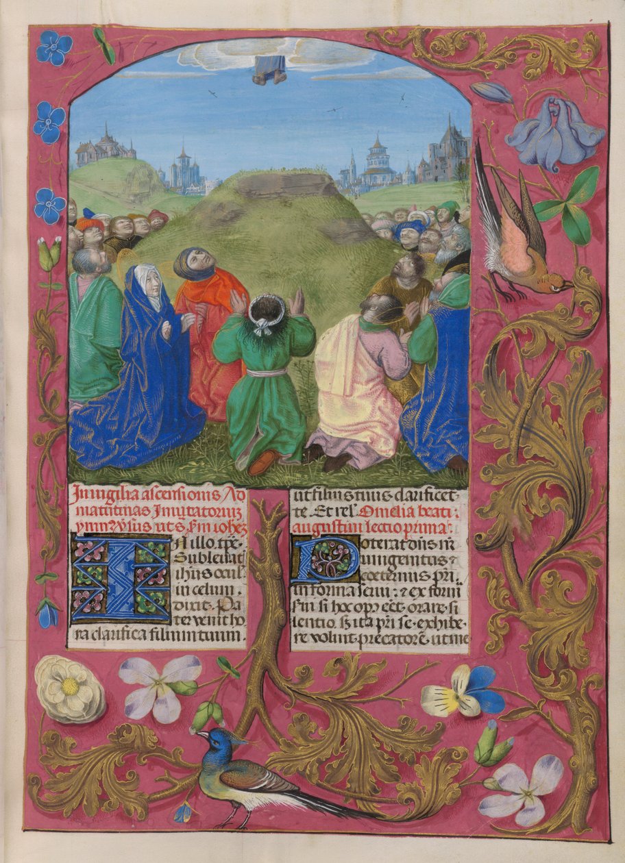 Temporal (2ª parte: desde o Domingo de Páscoa até ao Domingo antes do Advento), . A Ascensão de Cristo (Dia da Ascensão). de Master of the Dresden Prayer Books