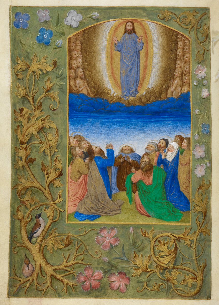 A Ascensão. de Master of the Dresden Prayer Books