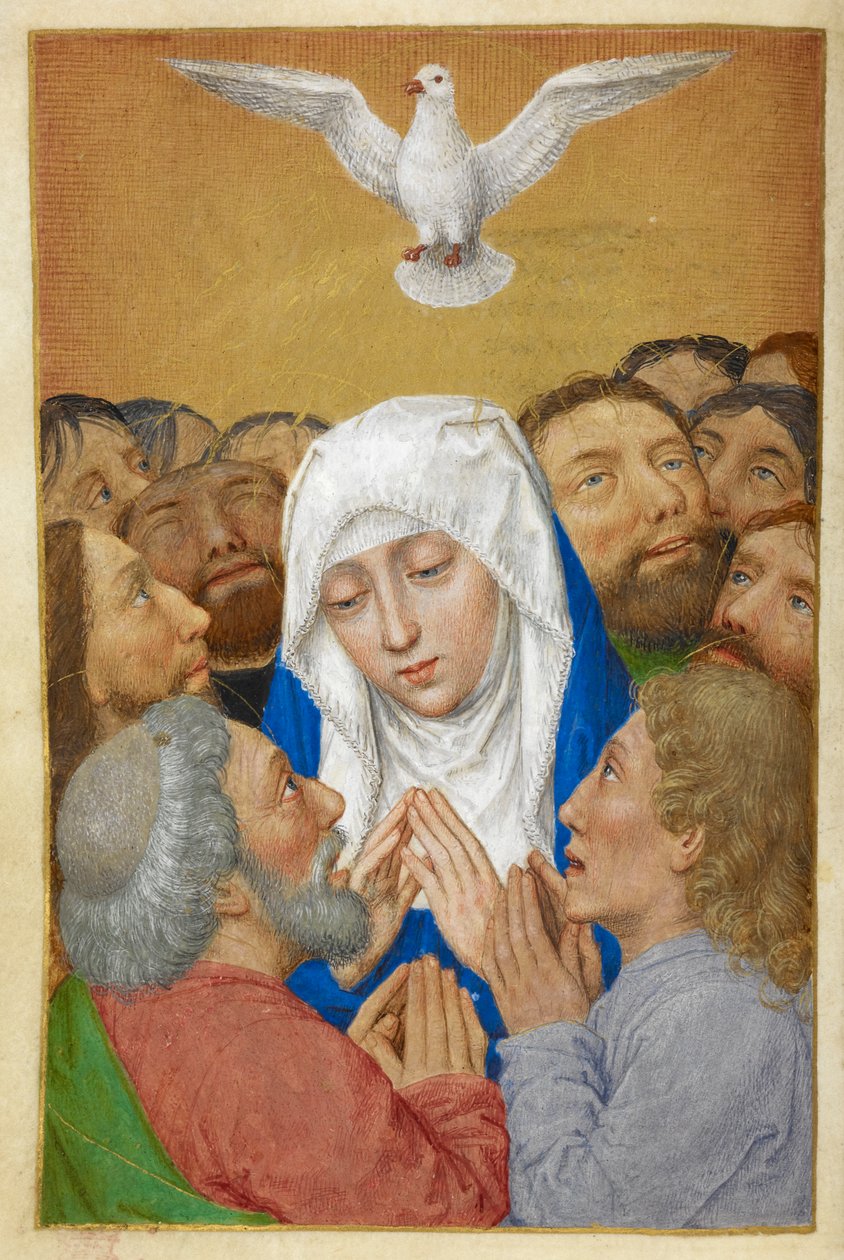 O Pentecostes. de Master of the Dresden Prayer Books