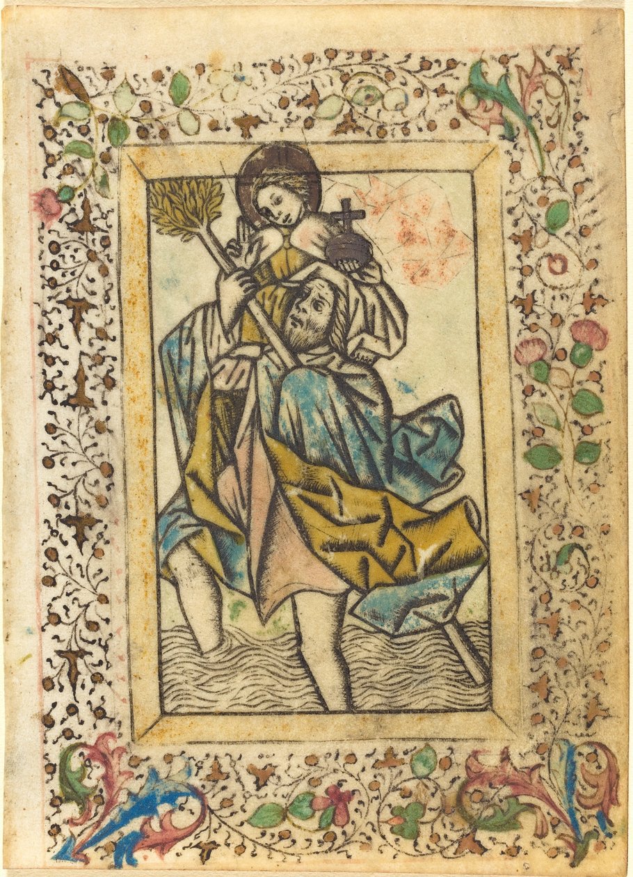 São Cristóvão de Master of the Dutuit Mount of Olives