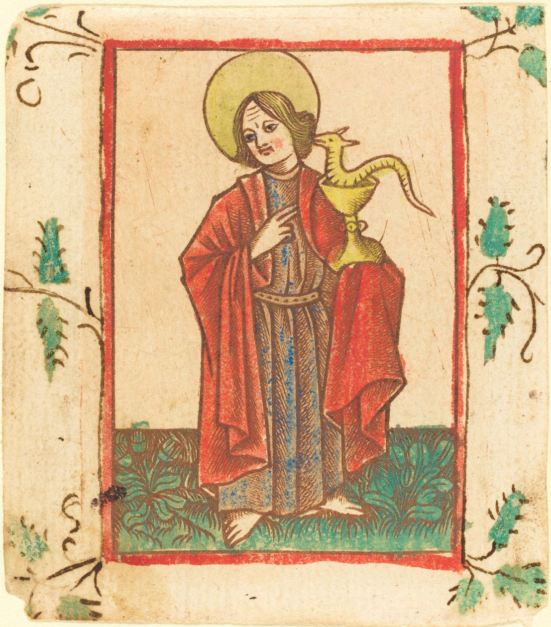 São João Evangelista de Master of the Dutuit Mount of Olives after Master of St. Erasmus