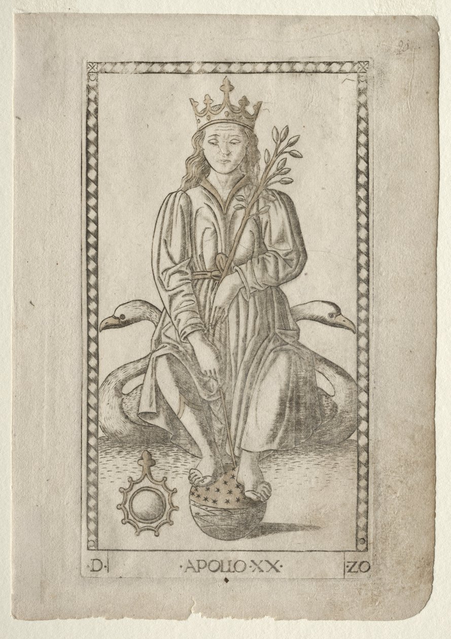 Apollo (do Tarocchi, série D: Apollo and the Muses, #20) de Master of the E Series Tarocchi