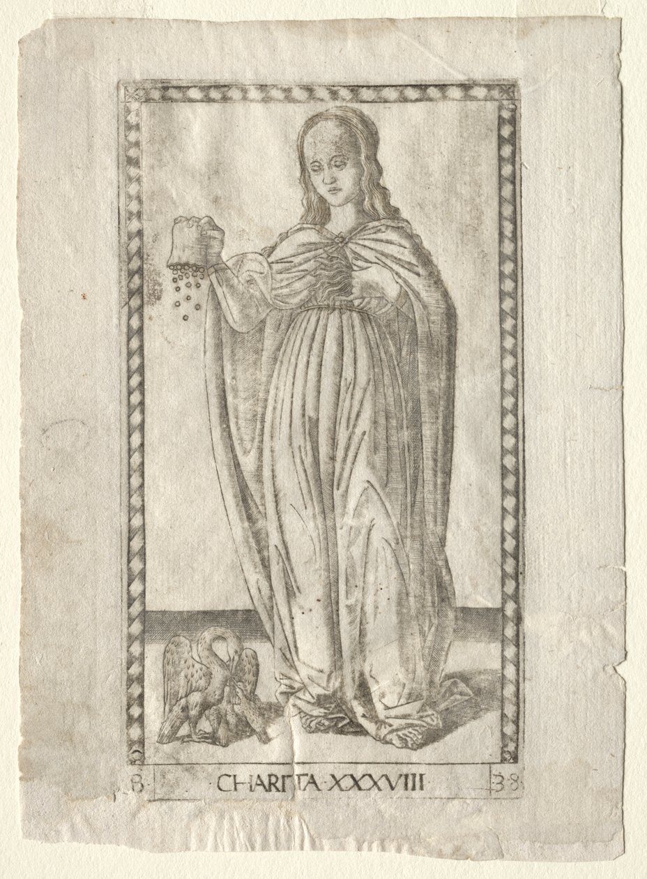 Caridade (do Tarocchi, série B: Princípios e Virtudes Cósmicos, #38) de Master of the E Series Tarocchi