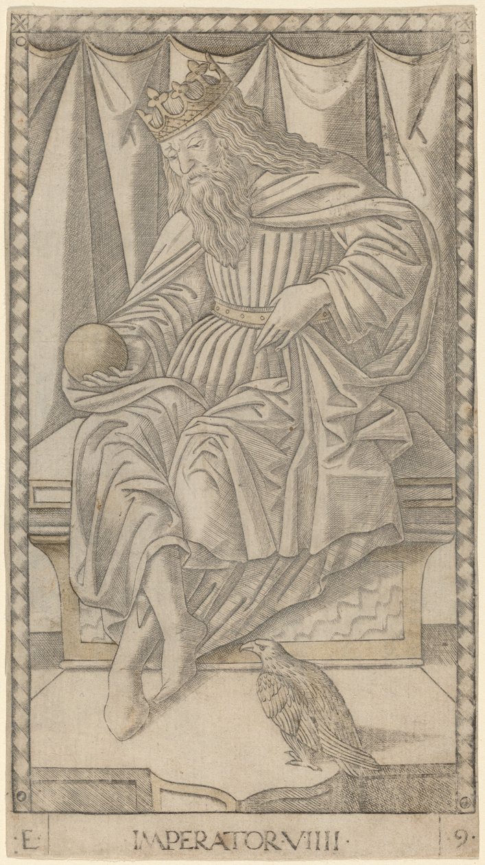 Imperator (Imperador) de Master of the E Series Tarocchi