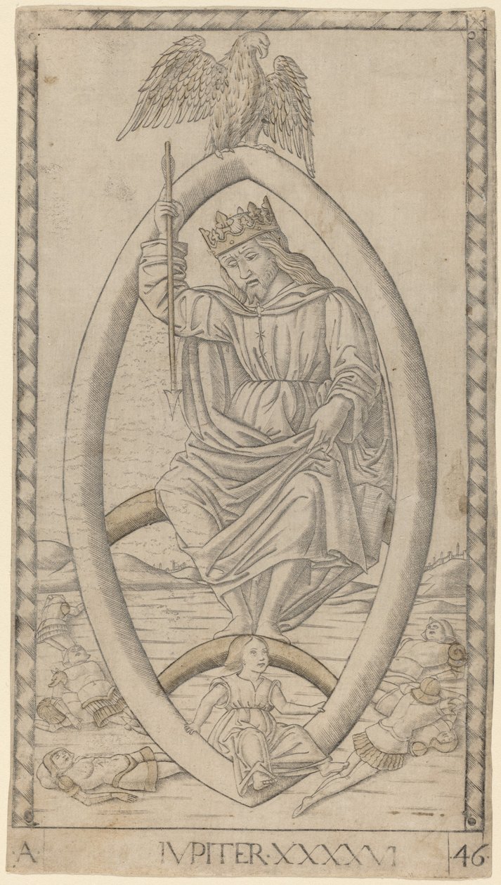 Júpiter (Júpiter) de Master of the E Series Tarocchi