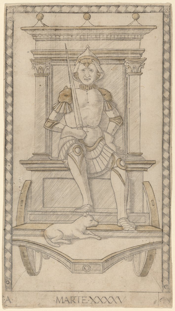 Marte (Marte) de Master of the E Series Tarocchi