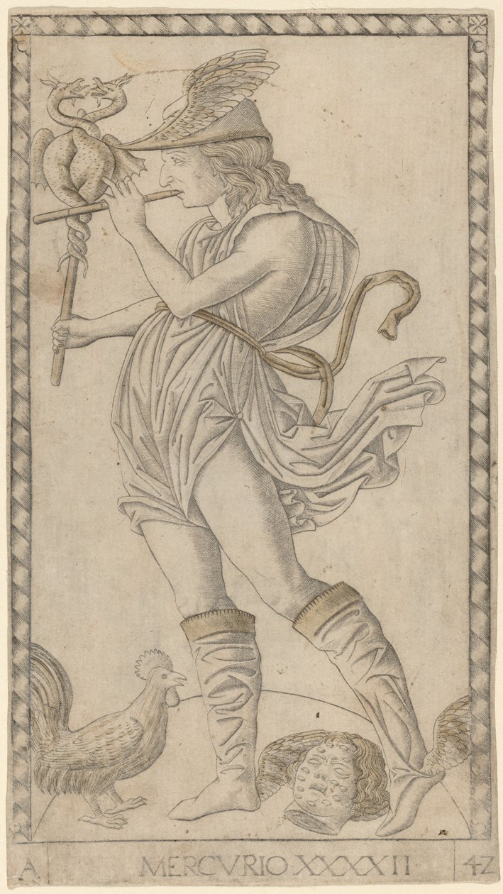 Mercúrio (Mercúrio) de Master of the E Series Tarocchi