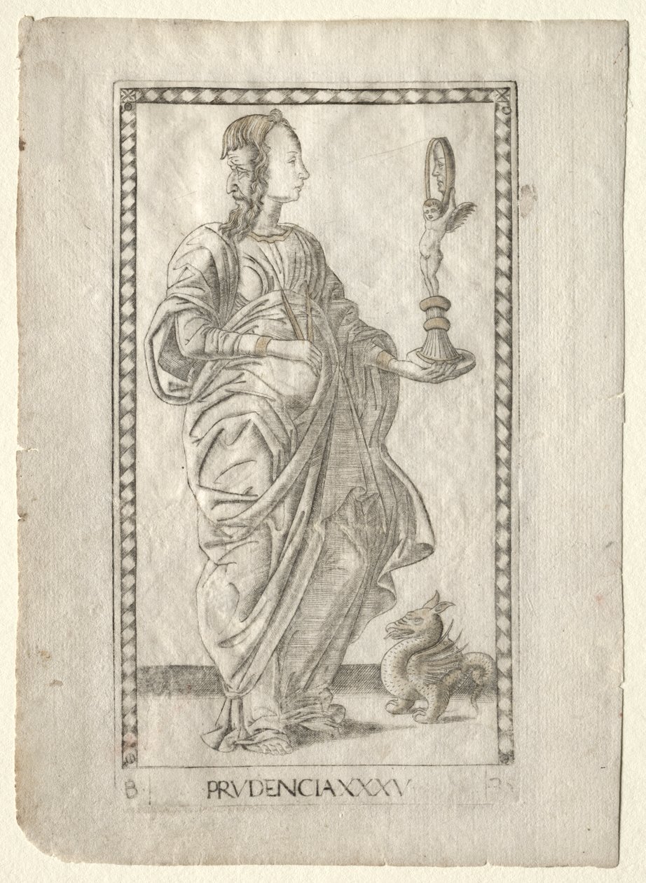 Prudência (do Tarocchi, série B: Princípios e Virtudes Cósmicos, #35) de Master of the E Series Tarocchi
