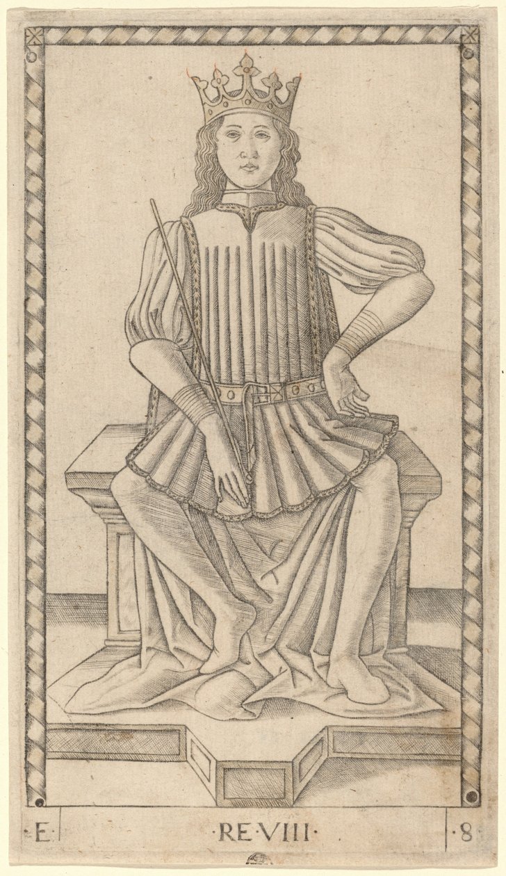 Re (Rei) de Master of the E Series Tarocchi