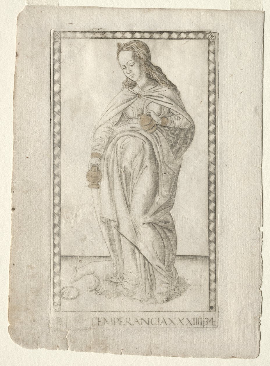 Temperança (do Tarocchi, série B: Princípios e Virtudes Cósmicos, #34) de Master of the E Series Tarocchi