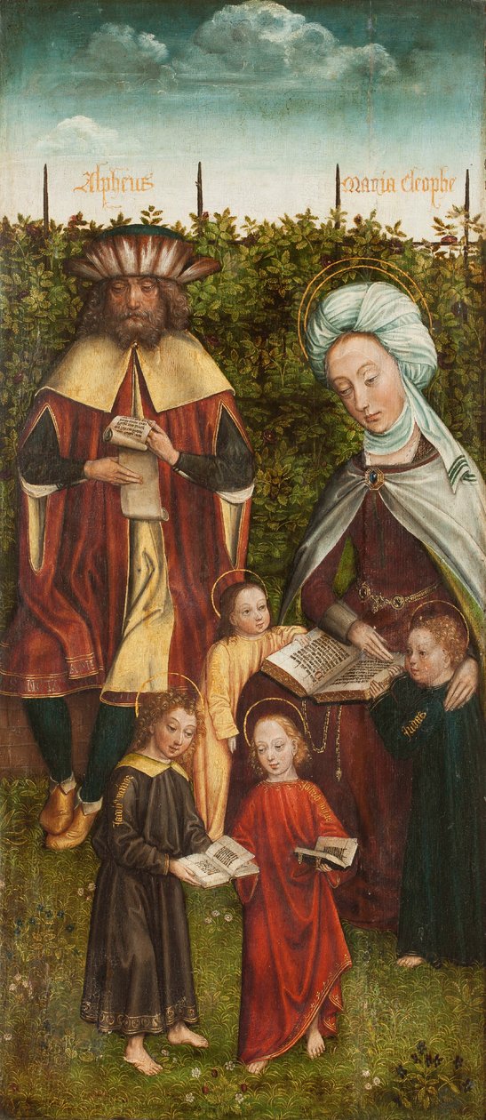 Tríptico A Família de Santa Ana, painel direito, ca 1500-1510. de Master of the Family of Saint