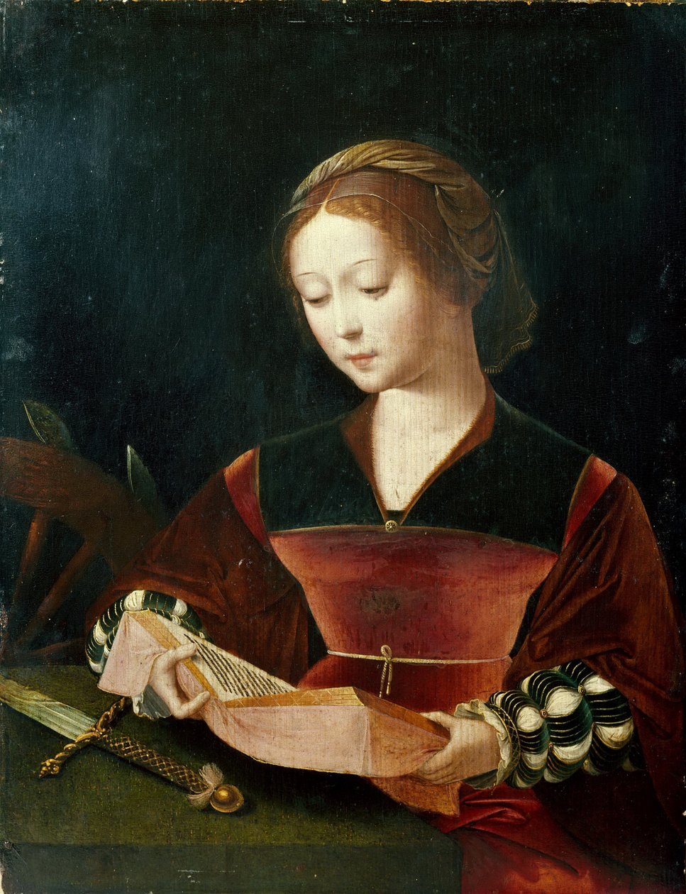 Catarina de Alexandria de Master of the Female Half Lengths