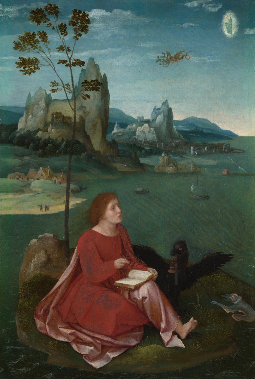 São João em Patmos de Master of the Female Half Lengths