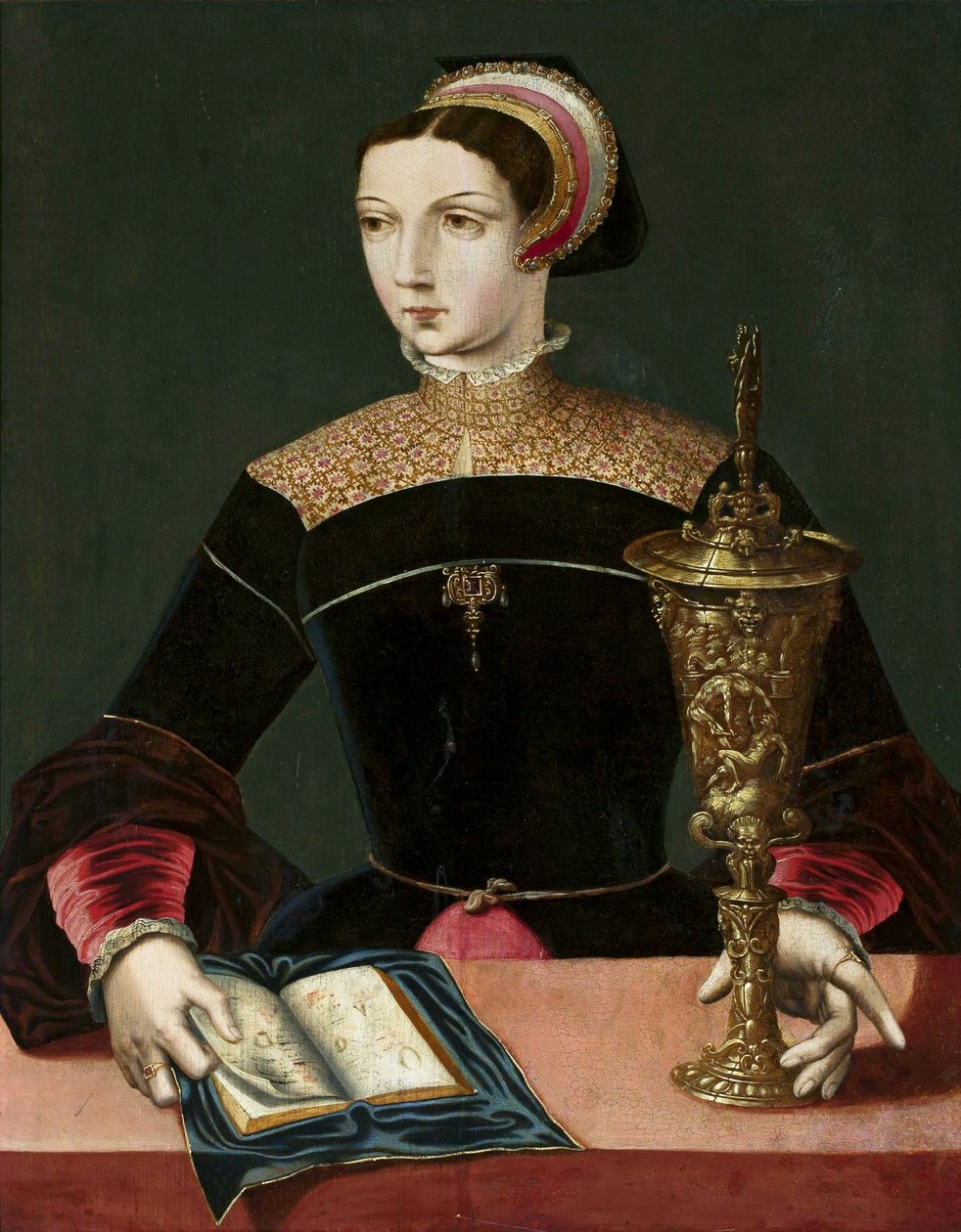 Leitura de Santa Madalena de Master of the Female Half Lengths