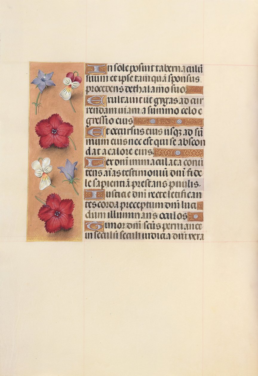 Horas da rainha Isabel, a católica, rainha da Espanha: Fol. 101v, c. 1500. de Master of the First Prayerbook of Maximillian