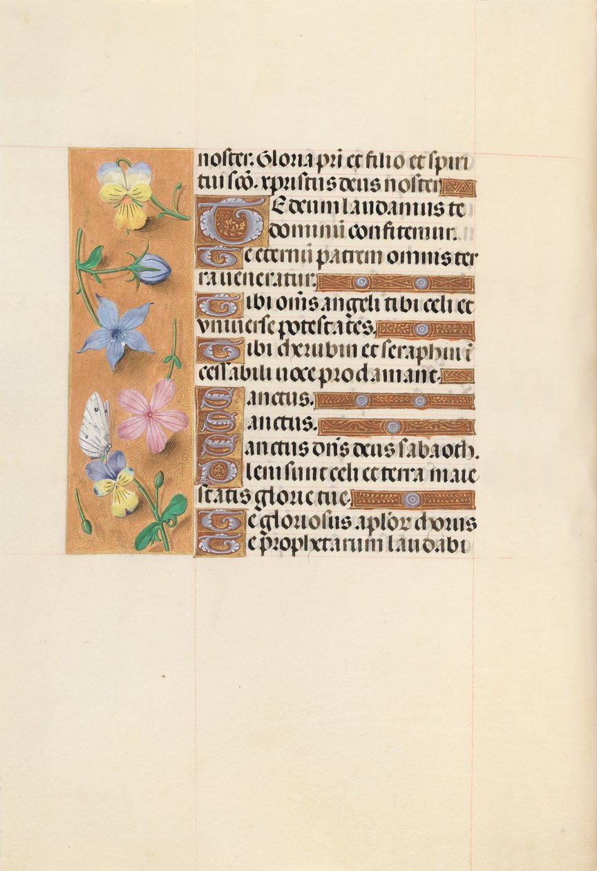Horas da rainha Isabel, a católica, rainha da Espanha: Fol. 112v, c. 1500. de Master of the First Prayerbook of Maximillian