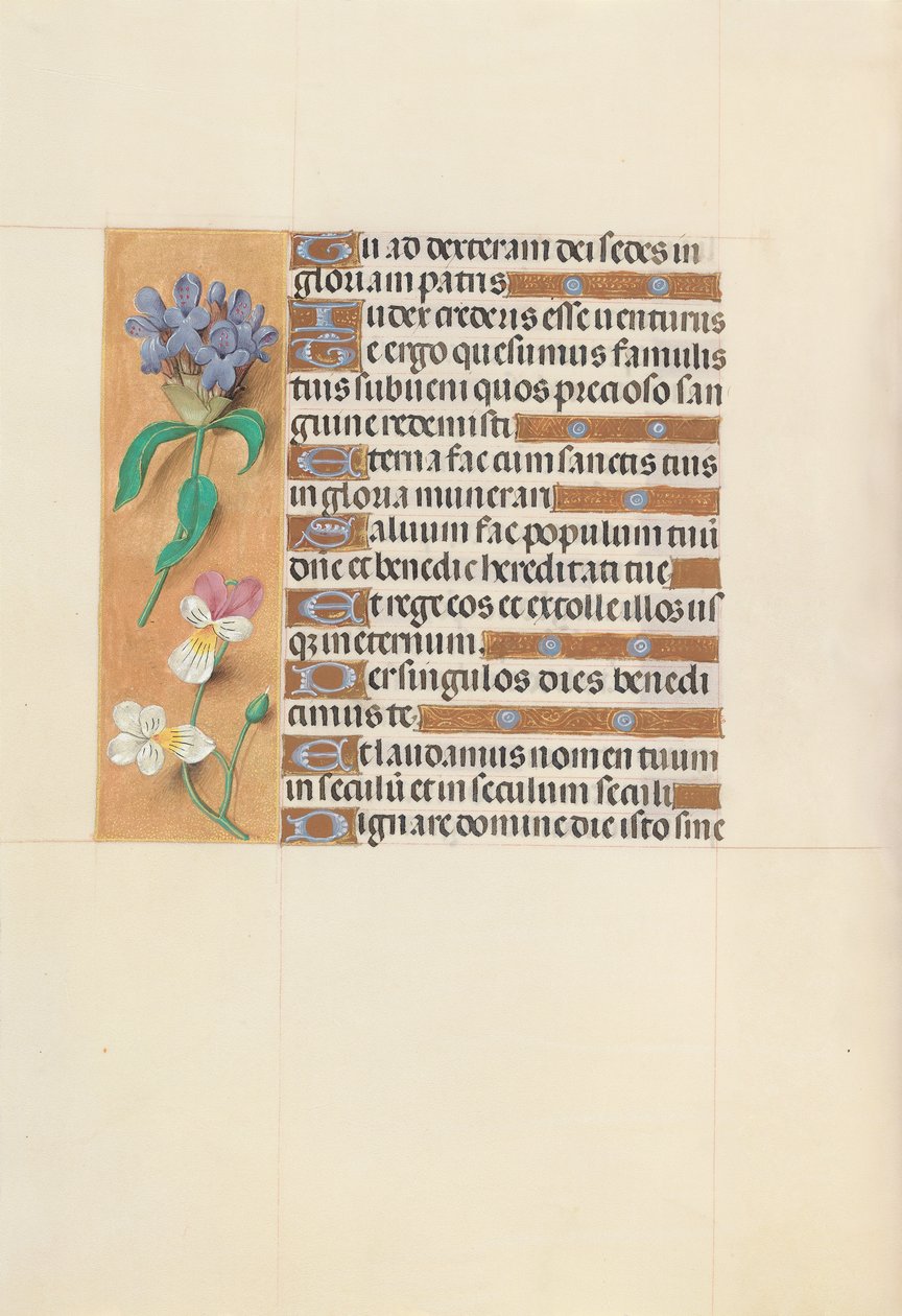 Horas da rainha Isabel, a católica, rainha da Espanha: Fol. 113v, c. 1500. de Master of the First Prayerbook of Maximillian
