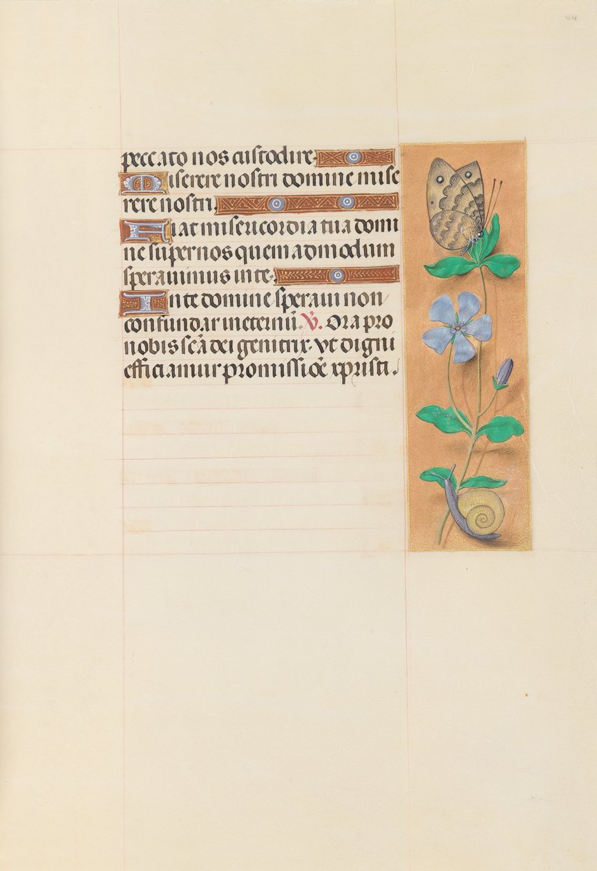 Horas da rainha Isabel, a católica, rainha da Espanha: Fol. 114r, c. 1500. de Master of the First Prayerbook of Maximillian