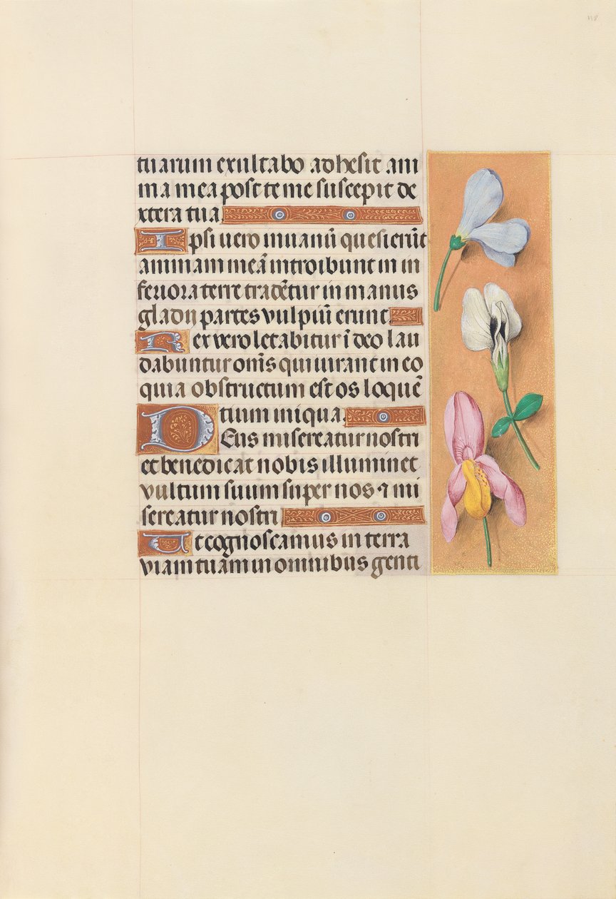 Horas da rainha Isabel, a católica, rainha da Espanha: Fol. 118r, c. 1500. de Master of the First Prayerbook of Maximillian