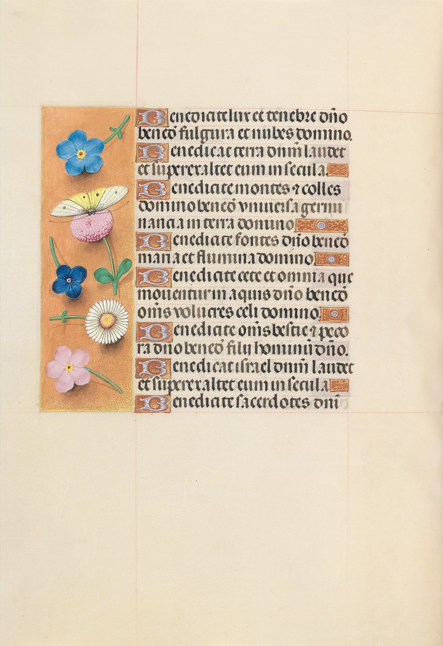 Horas da rainha Isabel, a católica, rainha da Espanha: Fol. 119v, c. 1500. de Master of the First Prayerbook of Maximillian