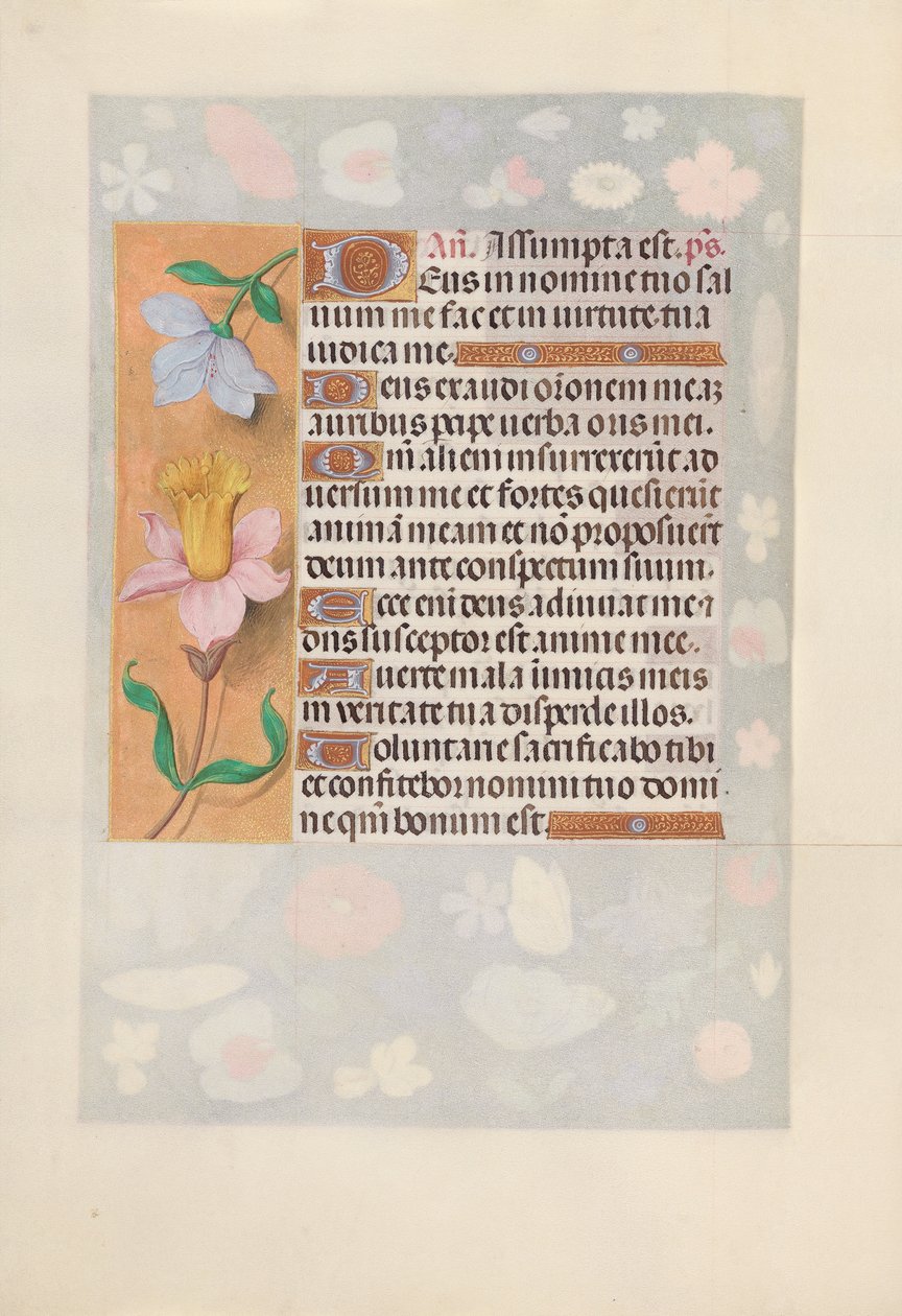 Horas da rainha Isabel, a católica, rainha da Espanha: Fol. 127v, c. 1500. de Master of the First Prayerbook of Maximillian