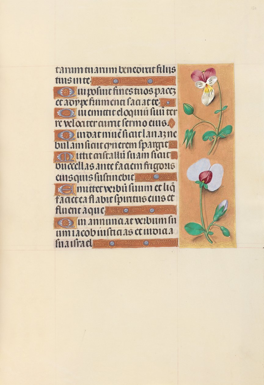 Horas da rainha Isabel, a católica, rainha da Espanha: Fol. 150r, c. 1500. de Master of the First Prayerbook of Maximillian