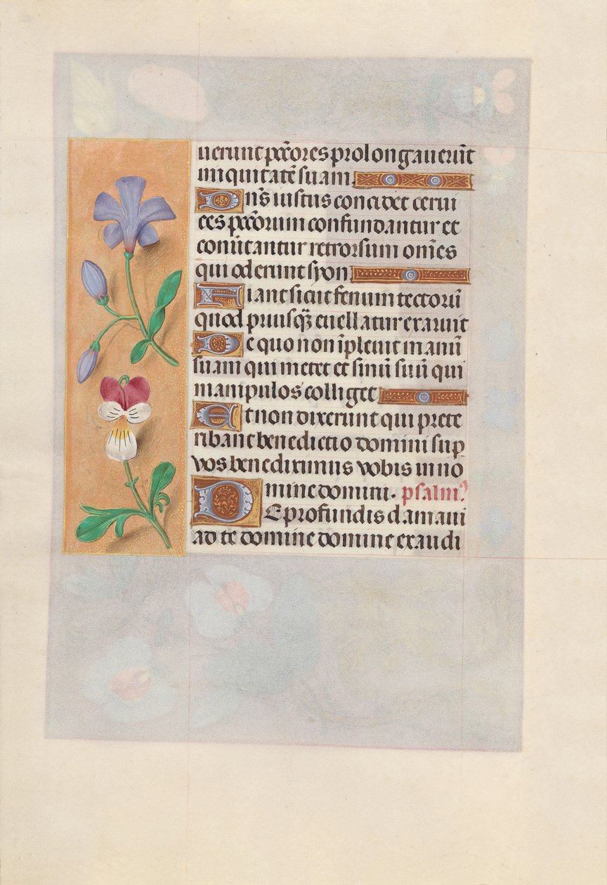 Horas da rainha Isabel, a católica, rainha da Espanha: Fol. 155v, c. 1500. de Master of the First Prayerbook of Maximillian