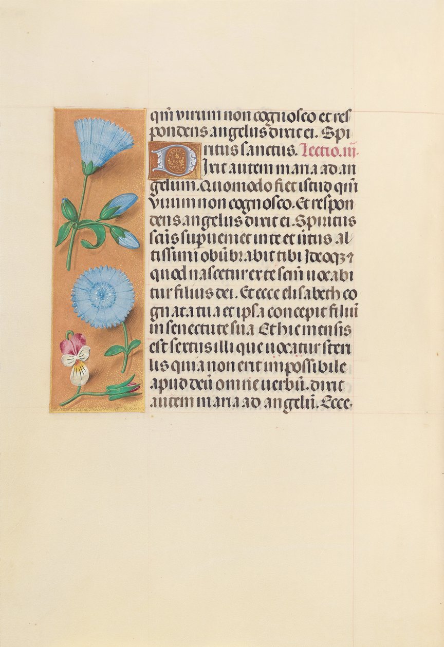 Horas da rainha Isabel, a católica, rainha da Espanha: Fol. 163v, c. 1500. de Master of the First Prayerbook of Maximillian