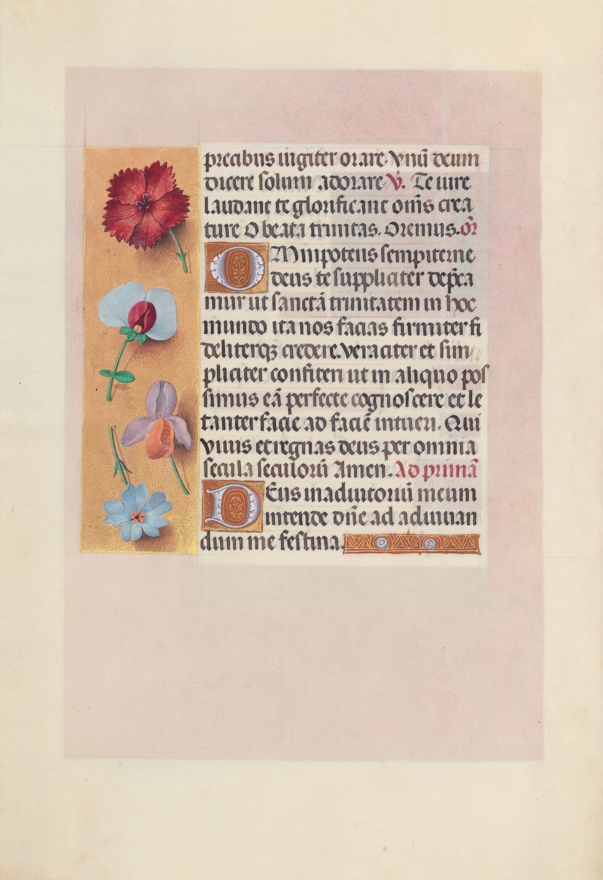 Horas da rainha Isabel, a católica, rainha da Espanha: Fol. 18v, c. 1500. de Master of the First Prayerbook of Maximillian