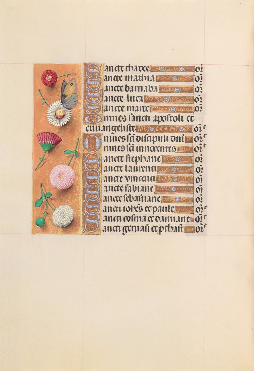 Horas da rainha Isabel, a católica, rainha da Espanha: Fol. 211v, c. 1500. de Master of the First Prayerbook of Maximillian