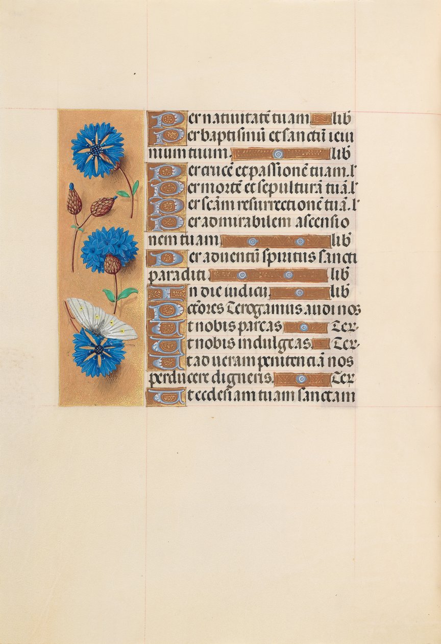 Horas da rainha Isabel, a católica, rainha da Espanha: Fol. 213v, c. 1500. de Master of the First Prayerbook of Maximillian