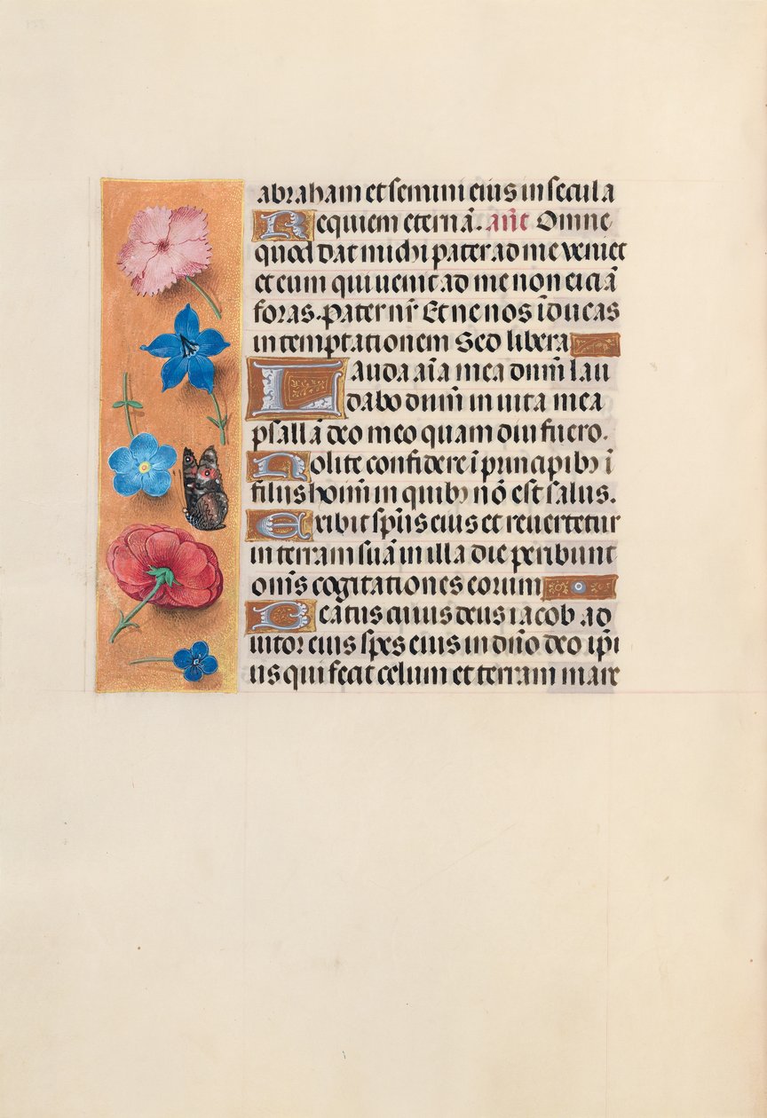 Horas da rainha Isabel, a católica, rainha da Espanha: Fol. 224v, c. 1500. de Master of the First Prayerbook of Maximillian