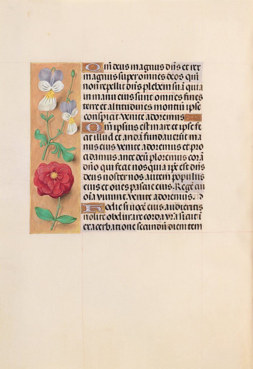 Horas da rainha Isabel, a católica, rainha da Espanha: Fol. 226v, c. 1500. de Master of the First Prayerbook of Maximillian