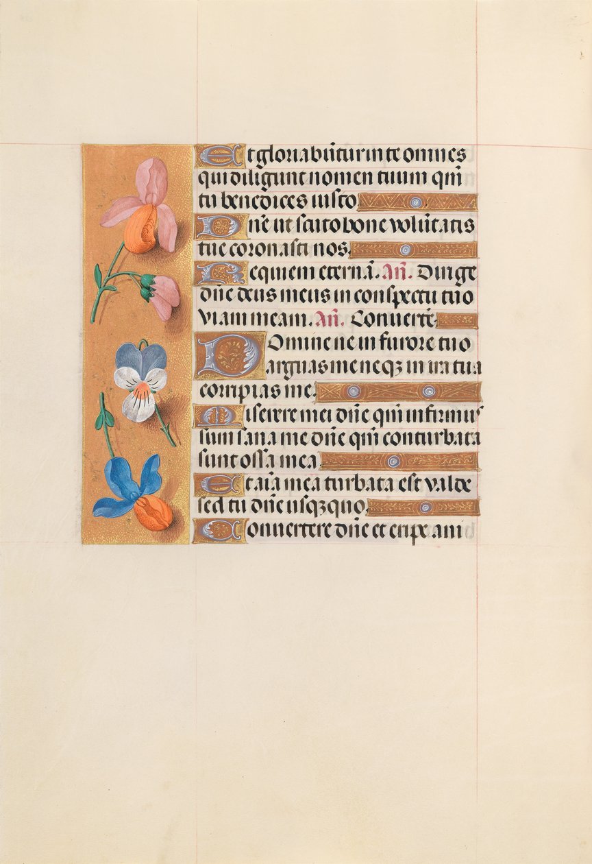 Horas da rainha Isabel, a católica, rainha da Espanha: Fol. 228v, c. 1500. de Master of the First Prayerbook of Maximillian