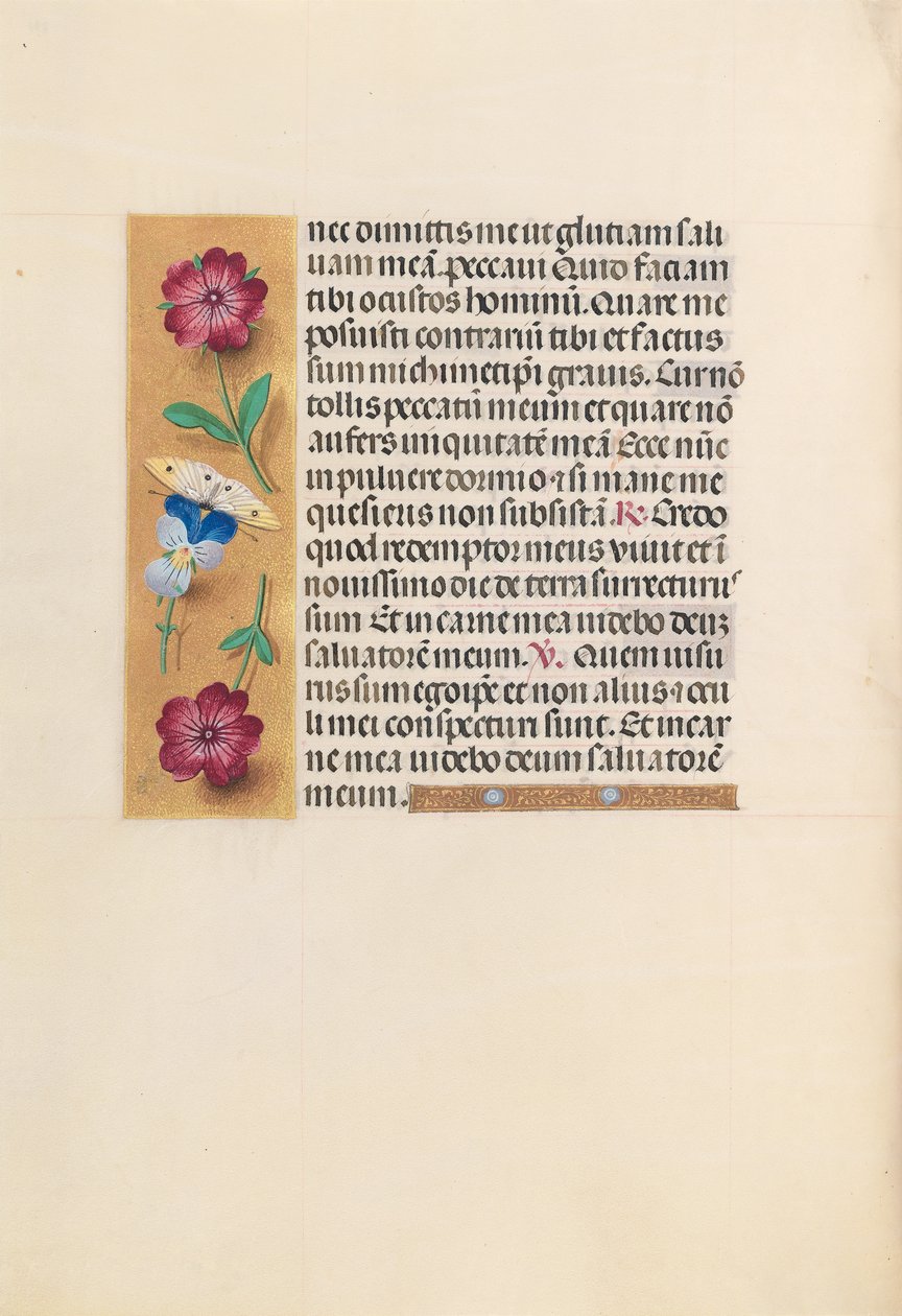 Horas da rainha Isabel, a católica, rainha da Espanha: Fol. 231v, c. 1500. de Master of the First Prayerbook of Maximillian
