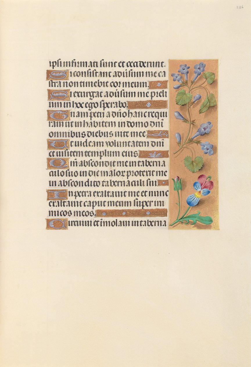 Horas da rainha Isabel, a católica, rainha da Espanha: Fol. 236r, c. 1500. de Master of the First Prayerbook of Maximillian