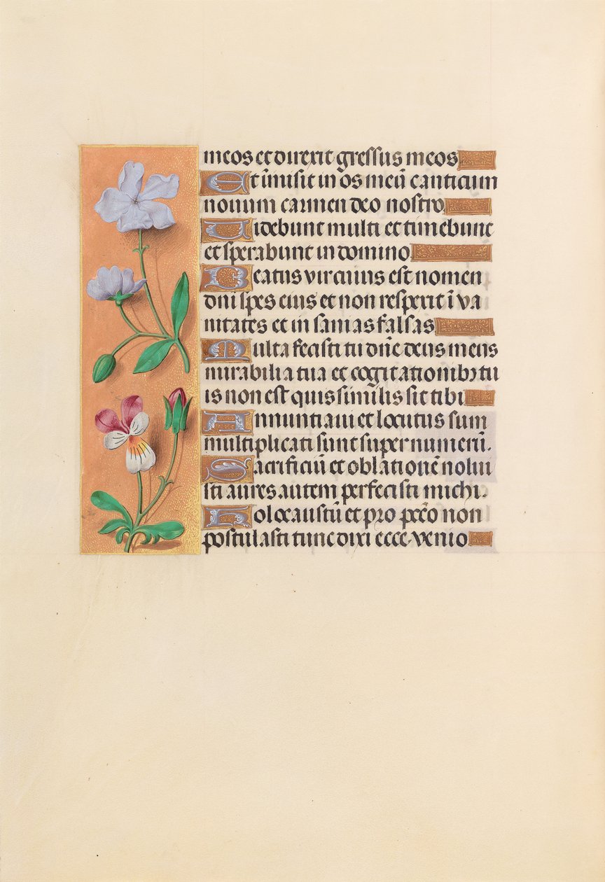 Horas da rainha Isabel, a católica, rainha da Espanha: Fol. 239v, c. 1500. de Master of the First Prayerbook of Maximillian