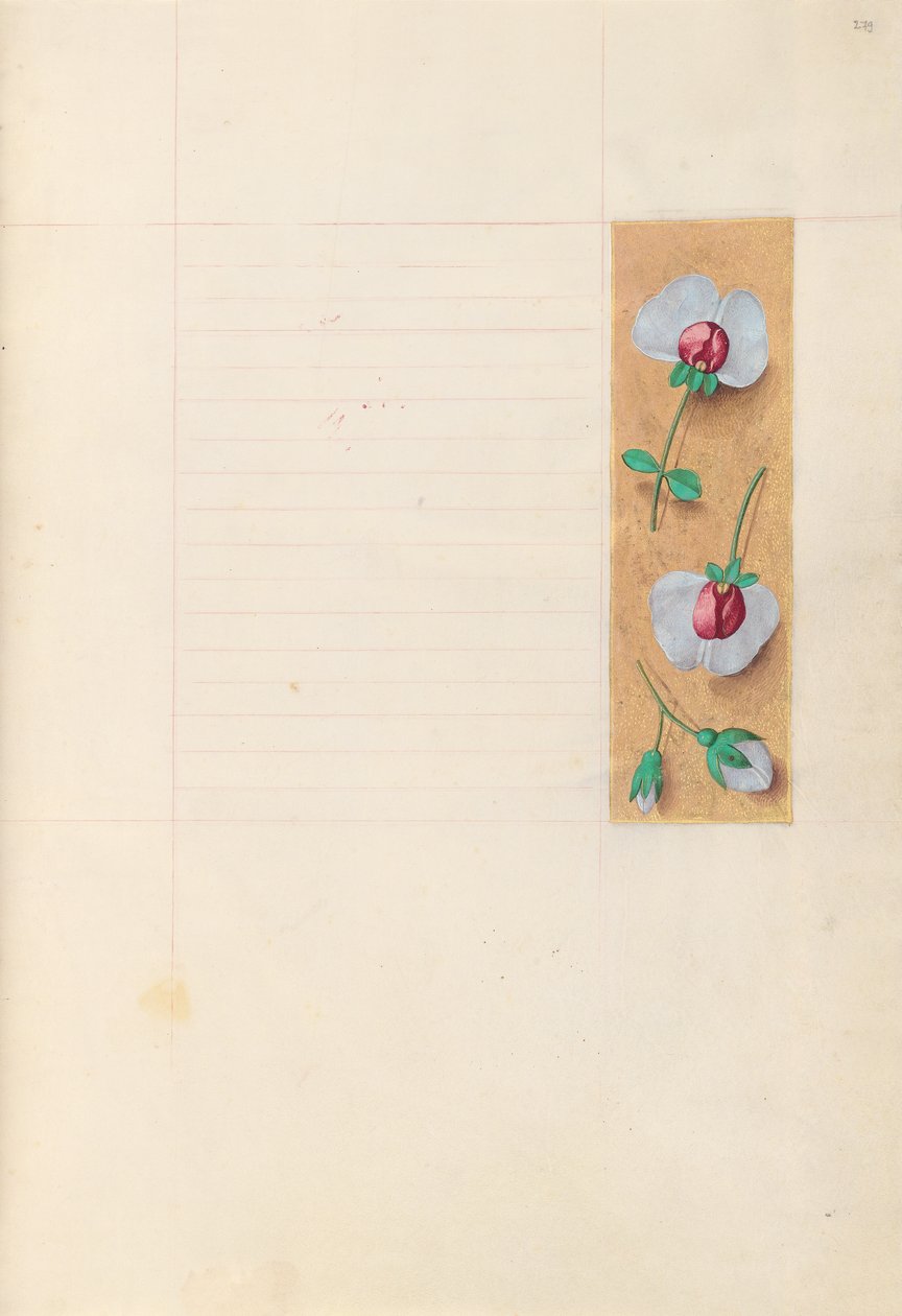 Horas da rainha Isabel, a católica, rainha da Espanha: Fol. 279r, c. 1500. de Master of the First Prayerbook of Maximillian