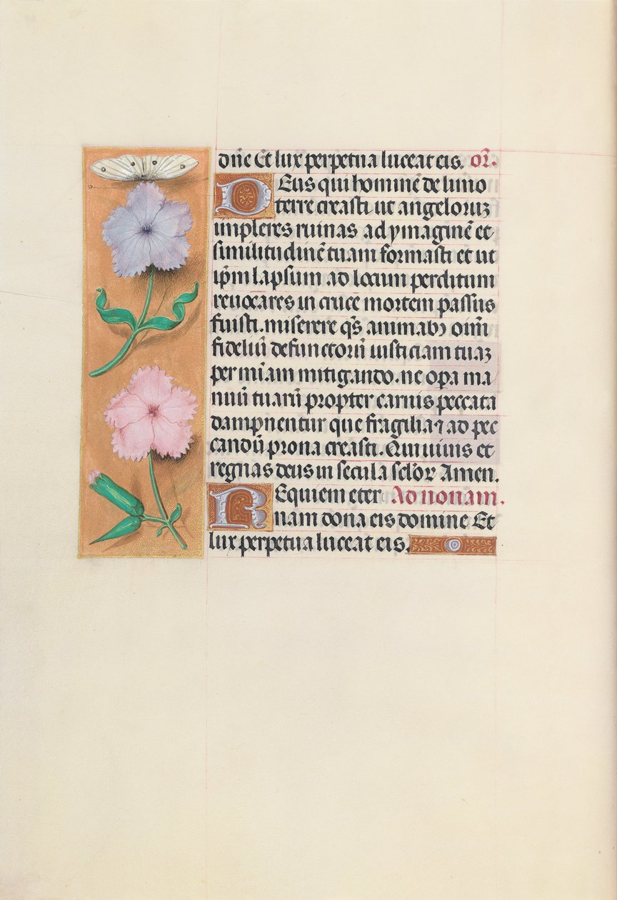 Horas da rainha Isabel, a católica, rainha da Espanha: Fol. 27v, c. 1500. de Master of the First Prayerbook of Maximillian