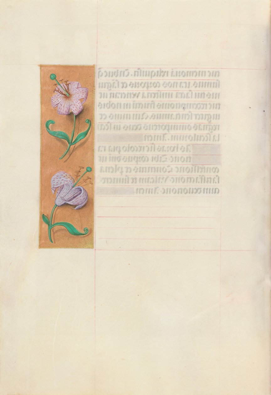 Horas da rainha Isabel, a católica, rainha da Espanha: Fol. 49v, c. 1500. de Master of the First Prayerbook of Maximillian