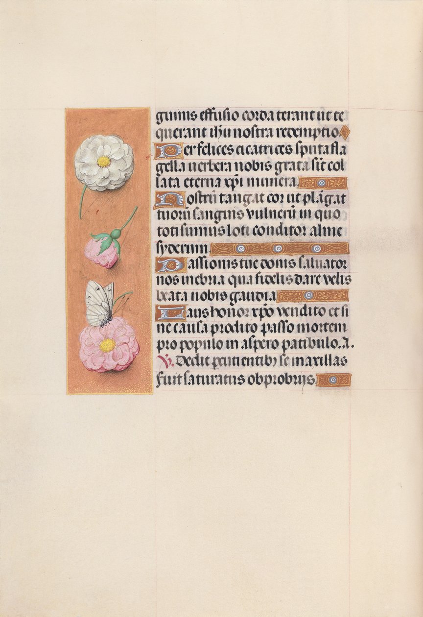 Horas da rainha Isabel, a católica, rainha da Espanha: Fol. 58v, c. 1500. de Master of the First Prayerbook of Maximillian