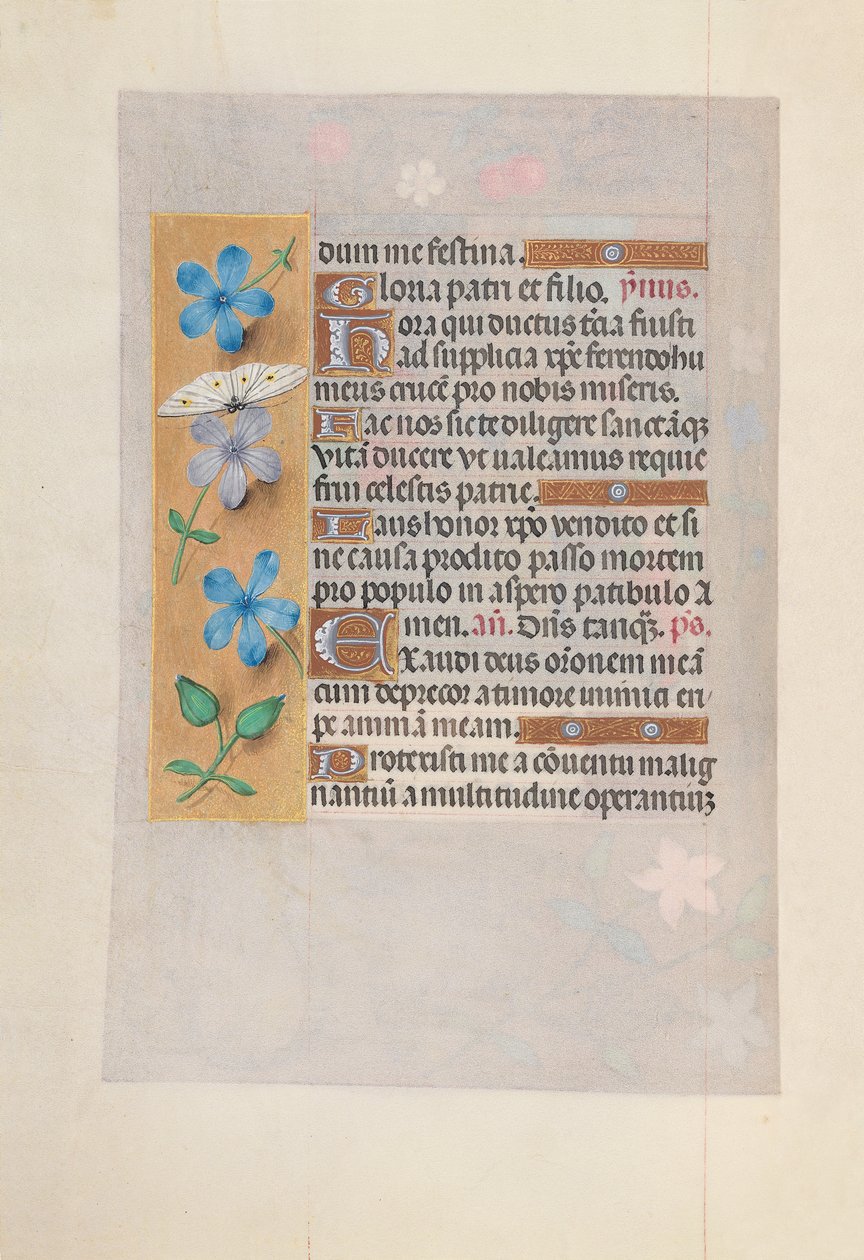 Horas da rainha Isabel, a católica, rainha da Espanha: Fol. 63v, c. 1500. de Master of the First Prayerbook of Maximillian